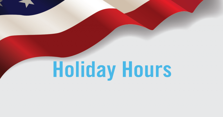 Memorial Day Hours