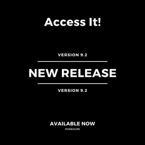 ACRE / RS2 Releases Access It! Version 9.2